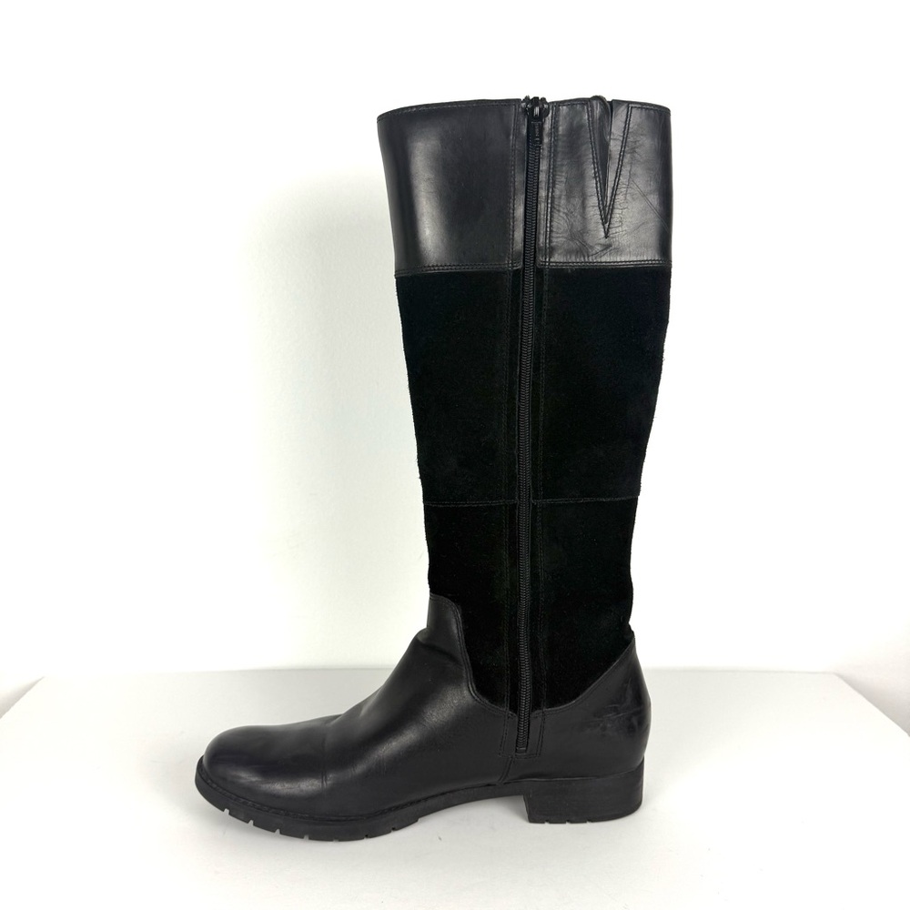 Rockport Tristina Buckle Riding Tall Boots Black Leather adiPRENE by Adidas 11 - Picture 3 of 14